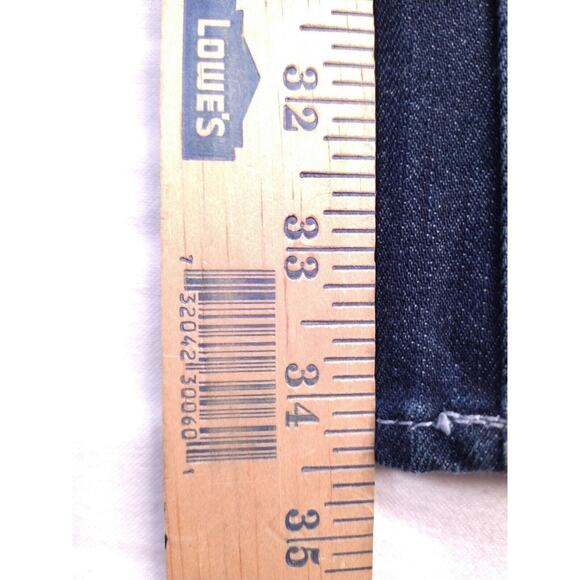 Rock & Republic Kassandra Dark Wash Stretch Embellished Sz 28 - Picture 9 of 12